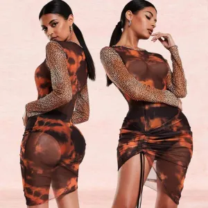 Women's Sexy Short Summer Dress Flattering Waistband Fit High Hemline