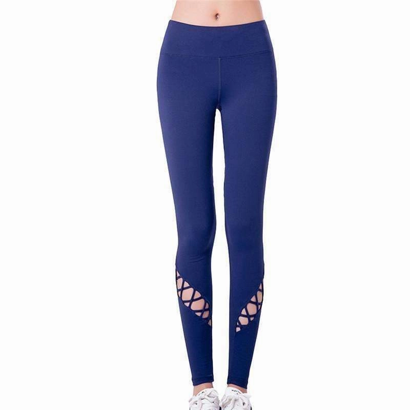 Quick Dry Tight Fitting Breathable Yoga Pants Odor Eliminating Fibers