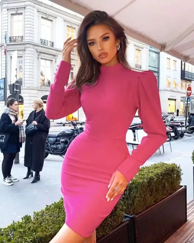 Pink Sheath Dress OdorControl Treatment SeamlessFit