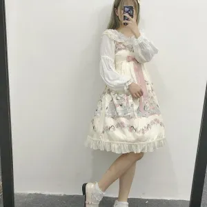 Small high waist j lolita dress Bold Statement
