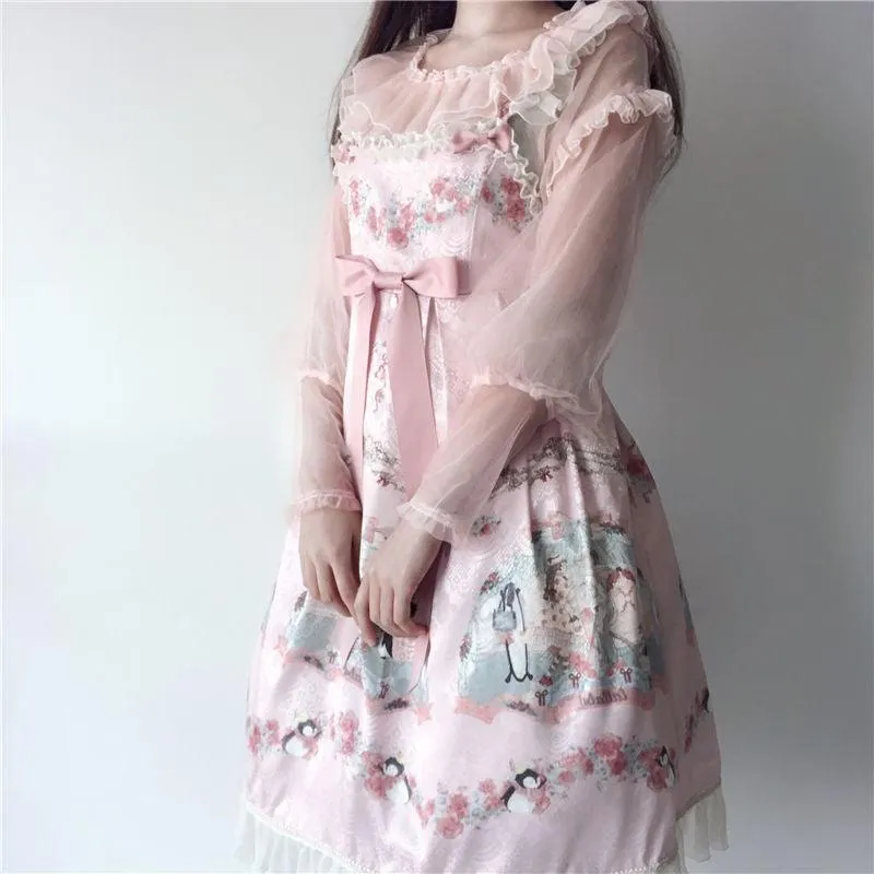 Small high waist j lolita dress Mid Season