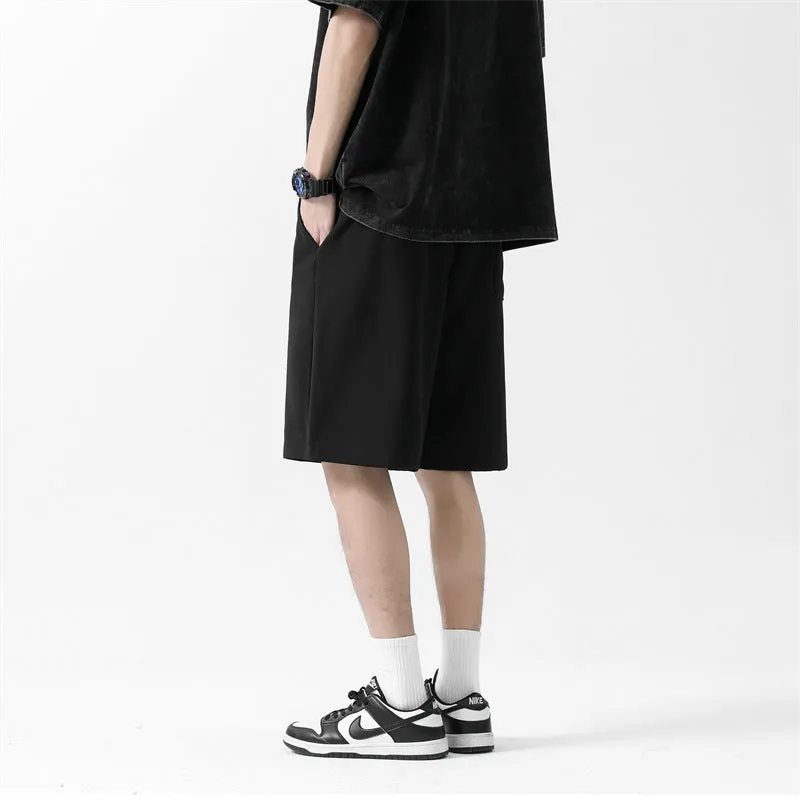 Summer Thin Loose Casual Plus Size Shorts Men Breathable Stretch Fit