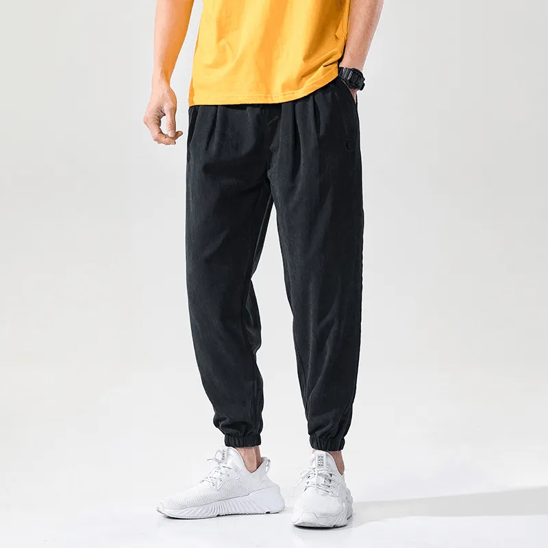 Tight Fit Summer Thin Loose Trousers Men'S Casual Trousers