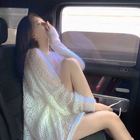 Summer New Loose Slimming Lazy Women's Sweater Performance Comfort Quick Drying