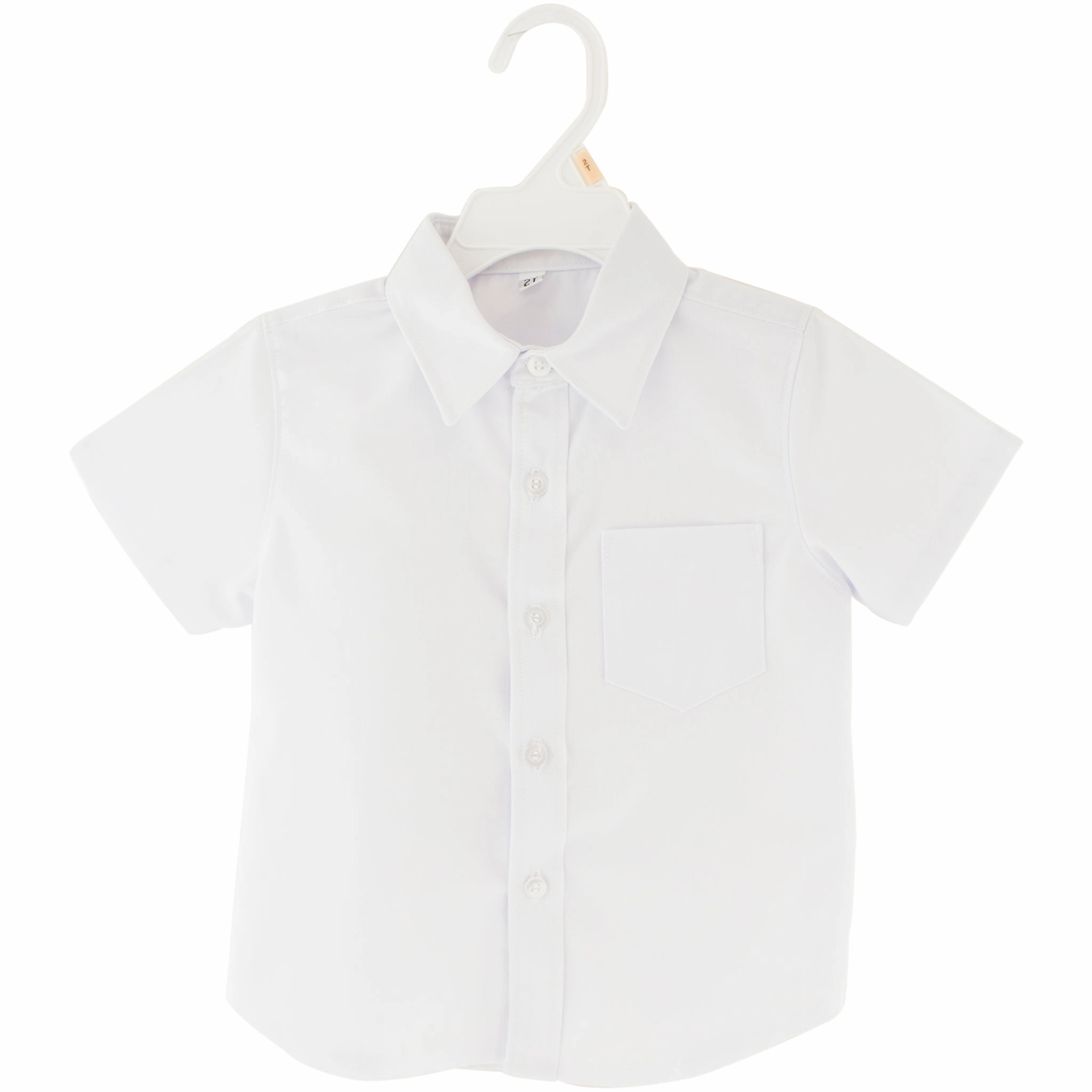 Boys Toddler Dress Shirt Short Sleeves Buttery Soft Handfeel Active Blouse