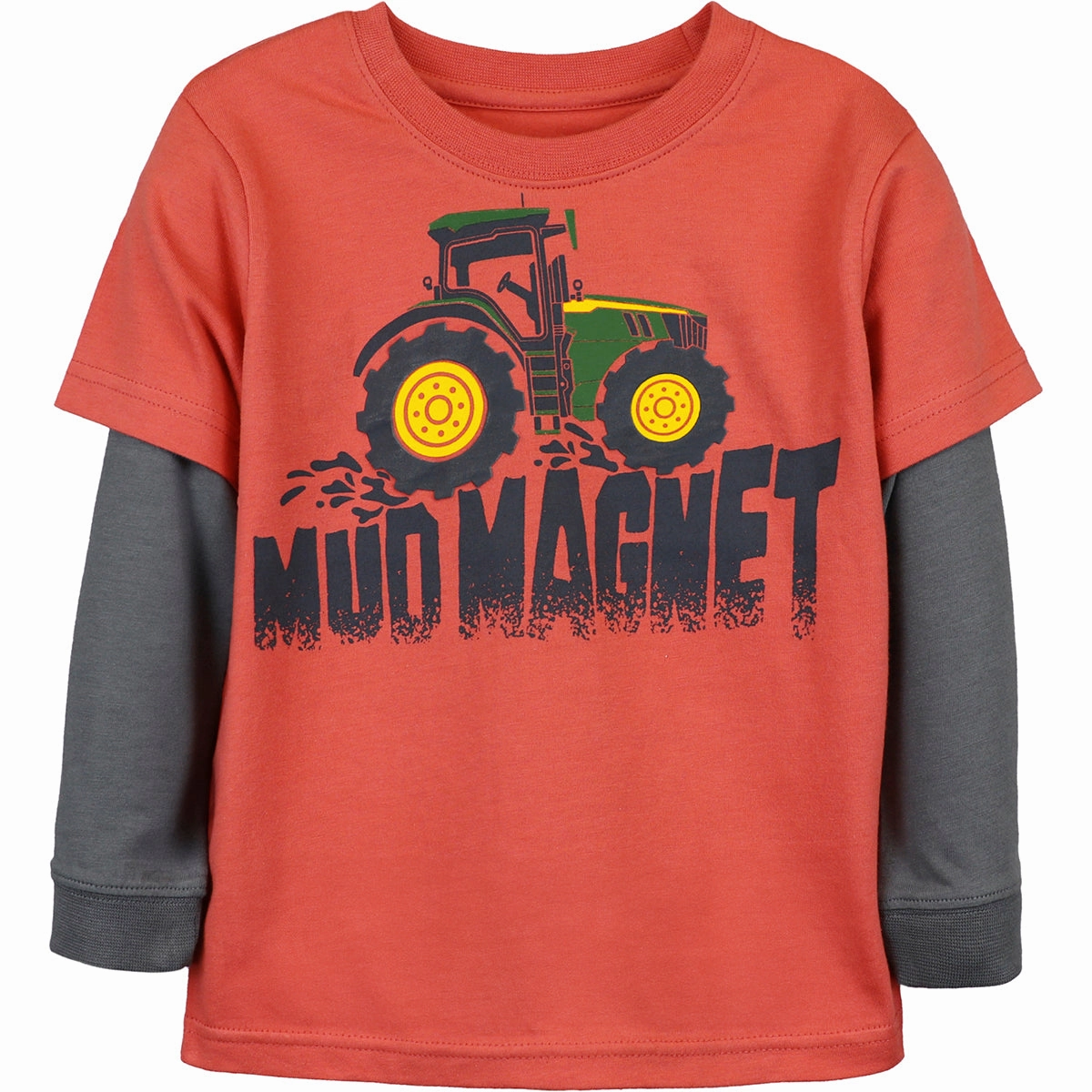 Toddler Boys' Long-Sleeve Mud Magnet Tee Toddler Boys' Long-Sleeve Tractor Tee J4T551RT anti static coating Hidden Pocket Design