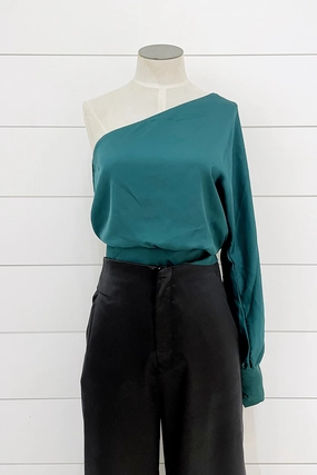 Soft Touch Fabric Tarantino Asymmetric Top