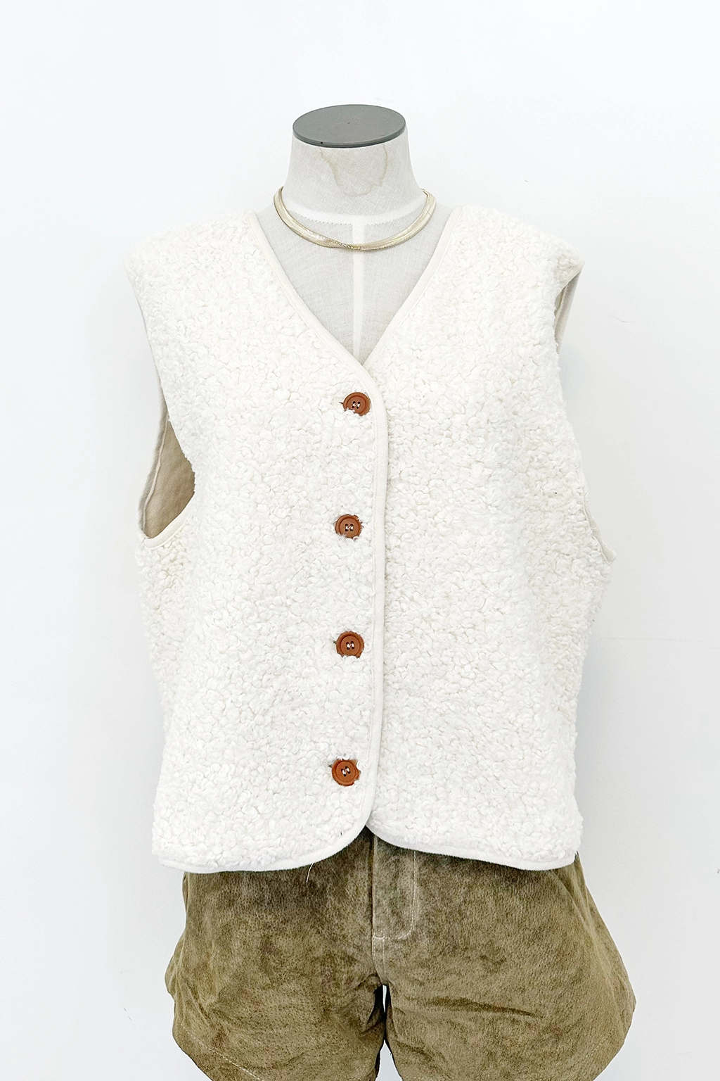 Calle Vest Double Layered Fabric