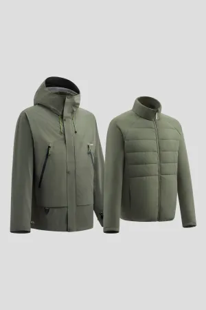 ThermaGuard - Men's 3-in-1 Relaxed Jacket StretchKnit