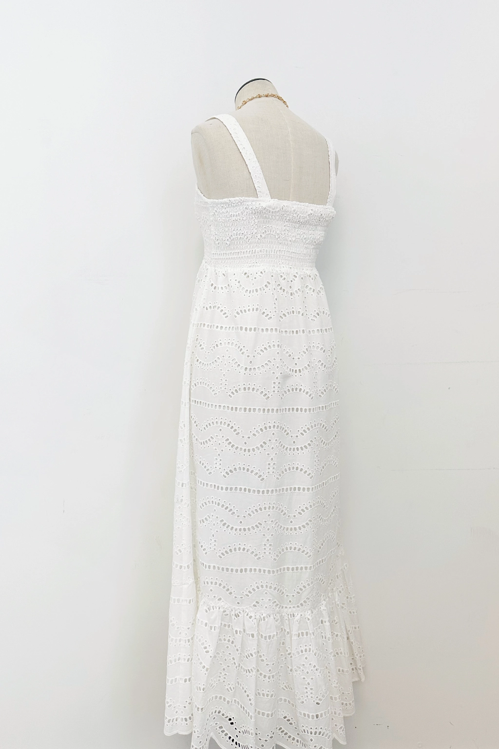 Front Ruffle Harbor Midi Dress