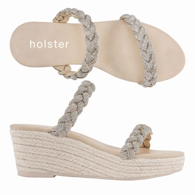Boho Spark Tiara Espadrille - Beige