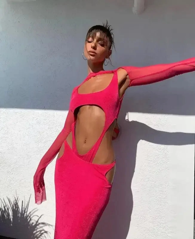 UPF Protection Swimwear Gestreifter, r??ckenfreier Monokini-Badeanzug