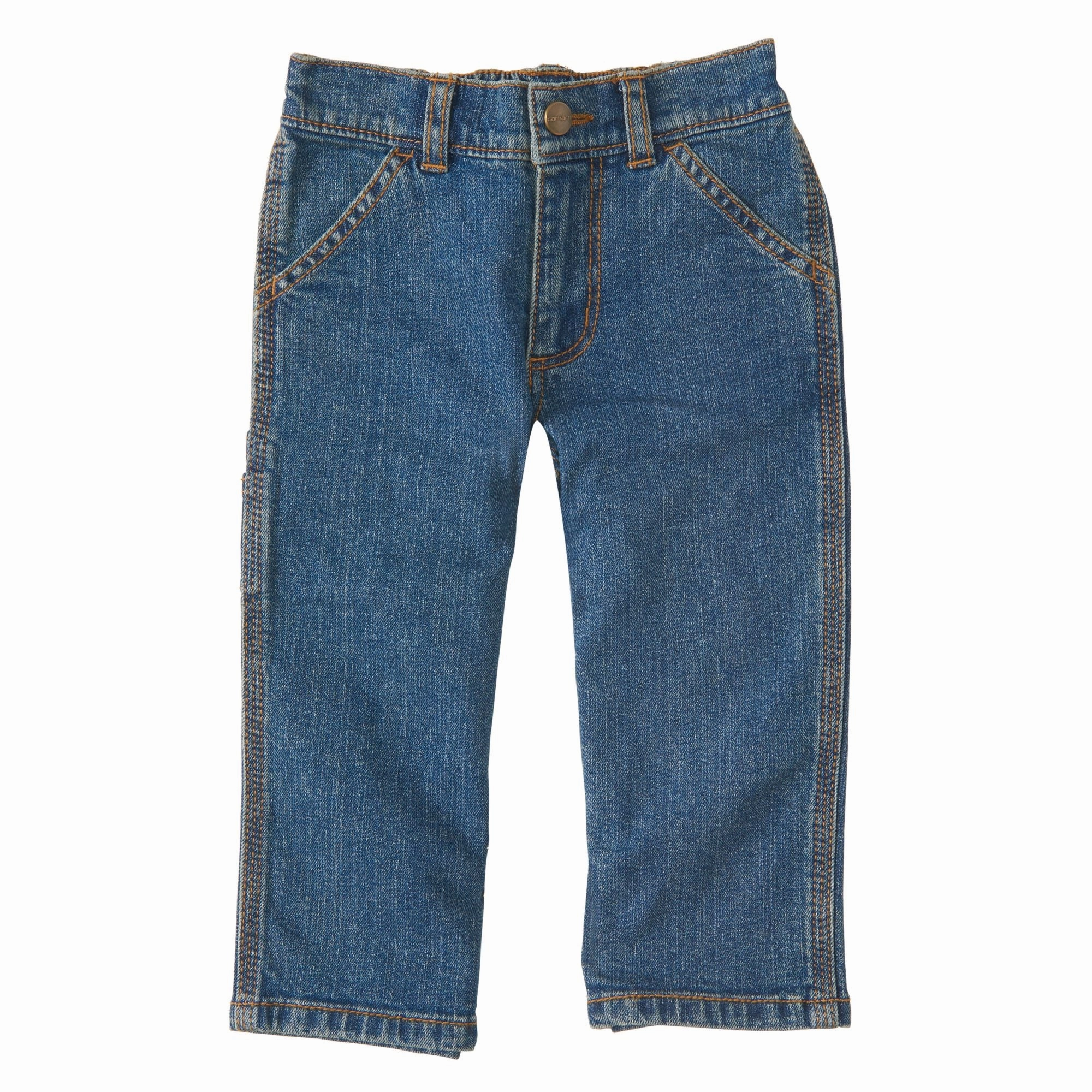 Non Chafing Edges Thermal Regulating Design Toddler Boys' Dungaree Jeans CK8375
