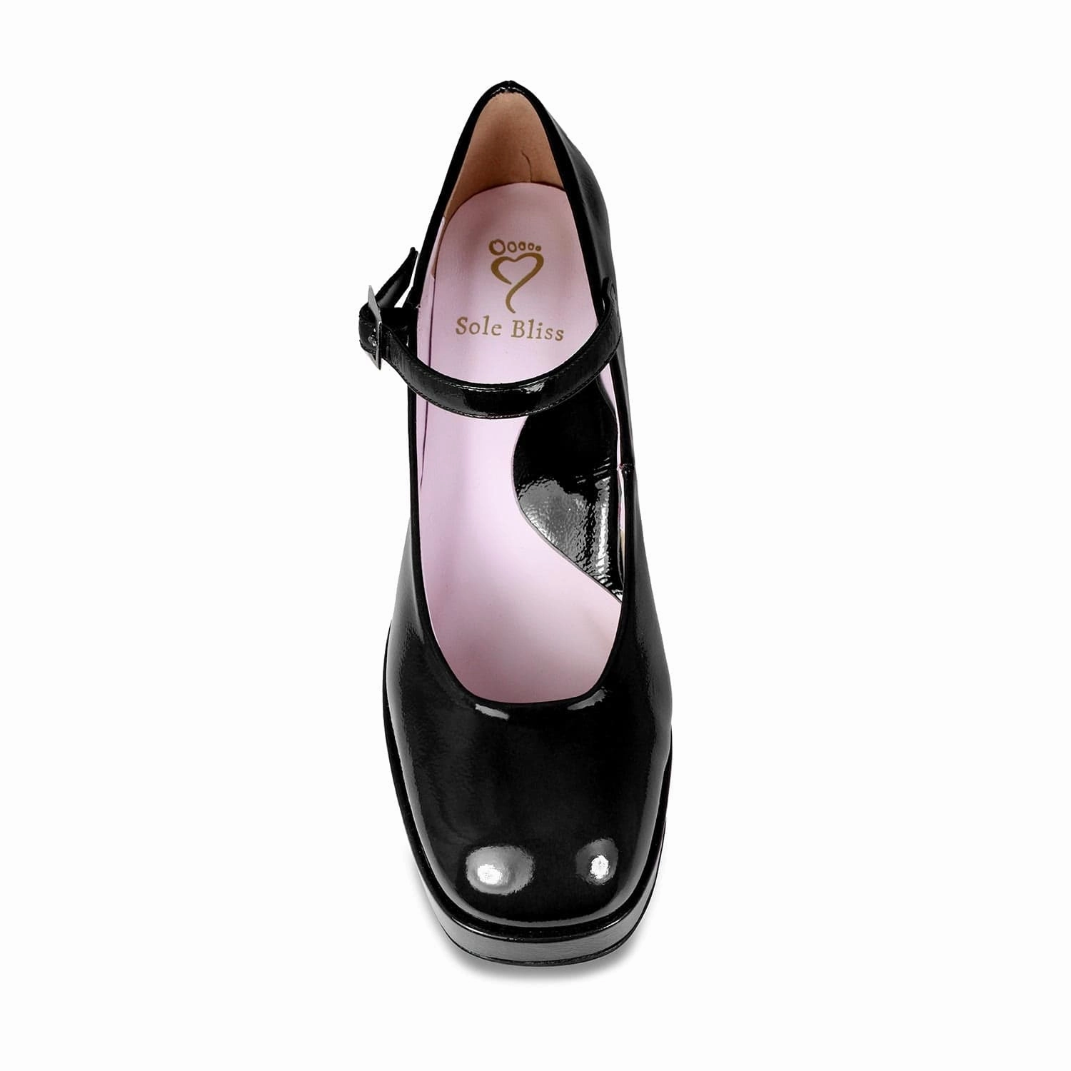 Gerri: Black Patent Leather Recycled Material Components toddlers - specific features