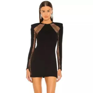 Newest Mesh Glamorous Mini Dress Flow Core FlexibleWaistband