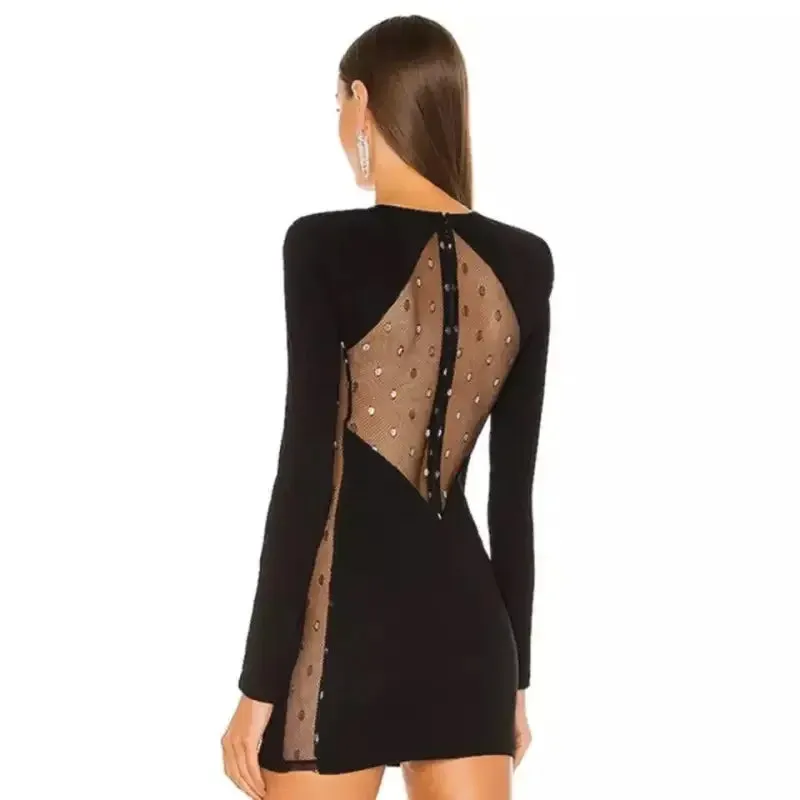 Newest Mesh Glamorous Mini Dress Office Attire Workwear Essentials
