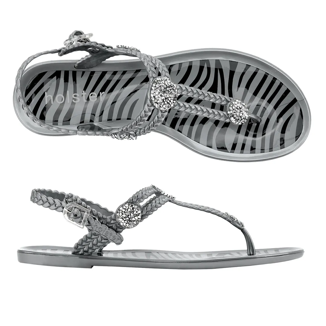 Comfortable Slip-Ons Trendsetter - Silver