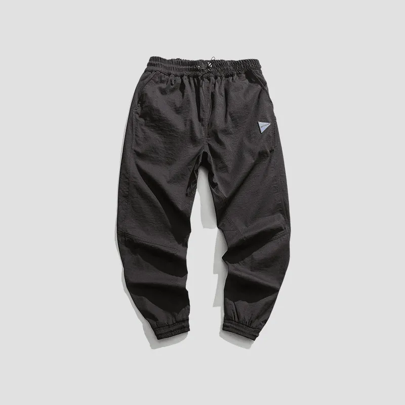 Commuter Fit Trendy Brand Tethered Overalls Trendy All-Match Men'S Nine-Point Casual Pants