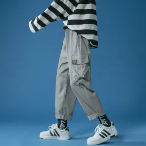 Premium Quality Chic Fit Unisex Overalls Cotton Multi-Pocket Overalls Straight Leg Trousers Casual Pants