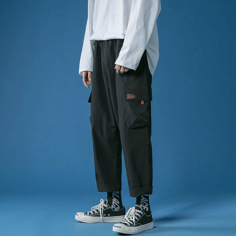 Unisex Overalls Cotton Multi-Pocket Overalls Straight Leg Trousers Casual Pants Timeless Style