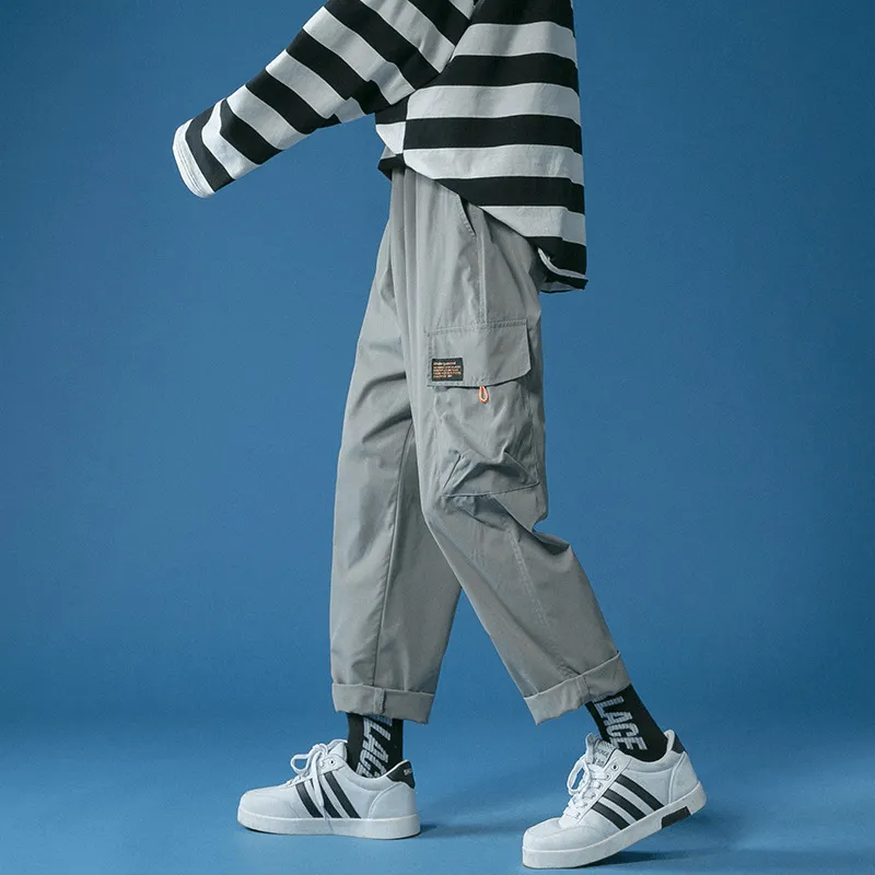 Premium Quality Chic Fit Unisex Overalls Cotton Multi-Pocket Overalls Straight Leg Trousers Casual Pants