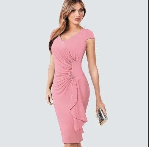 Timeless Wearable Ruffled irregular dress