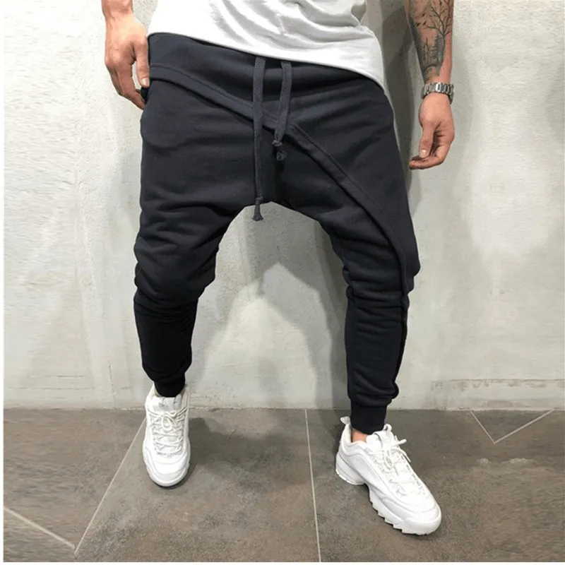 Jogging Pants Hip Hop Jogging Pants Slim Casual Sports Drawstring Pants Men Perfect Shape
