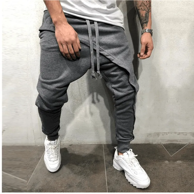 Jogging Pants Hip Hop Jogging Pants Slim Casual Sports Drawstring Pants Men Relaxed Fit Flattering Look