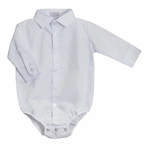 Baby Boys' White Dress Bodyshirt Active Look