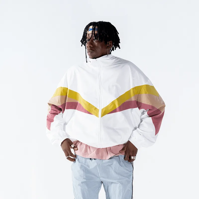 SoftInnerLayer Fashion plus Size Youth Retro Style Jacket Men'S Sports Top