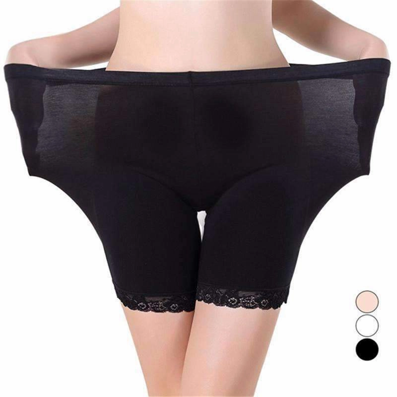 Innovation Urban Fitness Sport Yoga Pants Safety Shorts Summer Large Size Women Bamboo Fiber Lace Leggings Yoga Trousers