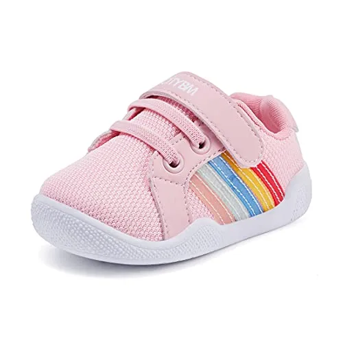 Velcro Rainbow Breathable Soft Non-Slip Sneakers First Walkers | BMCiTYBM Reinforced Seams Relax Days