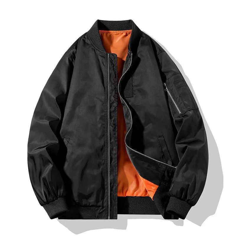 Retro Fashion Brand Jacket Stand Collar Pilot Loose Casual Durable Outer Layer Outer Chill Piece
