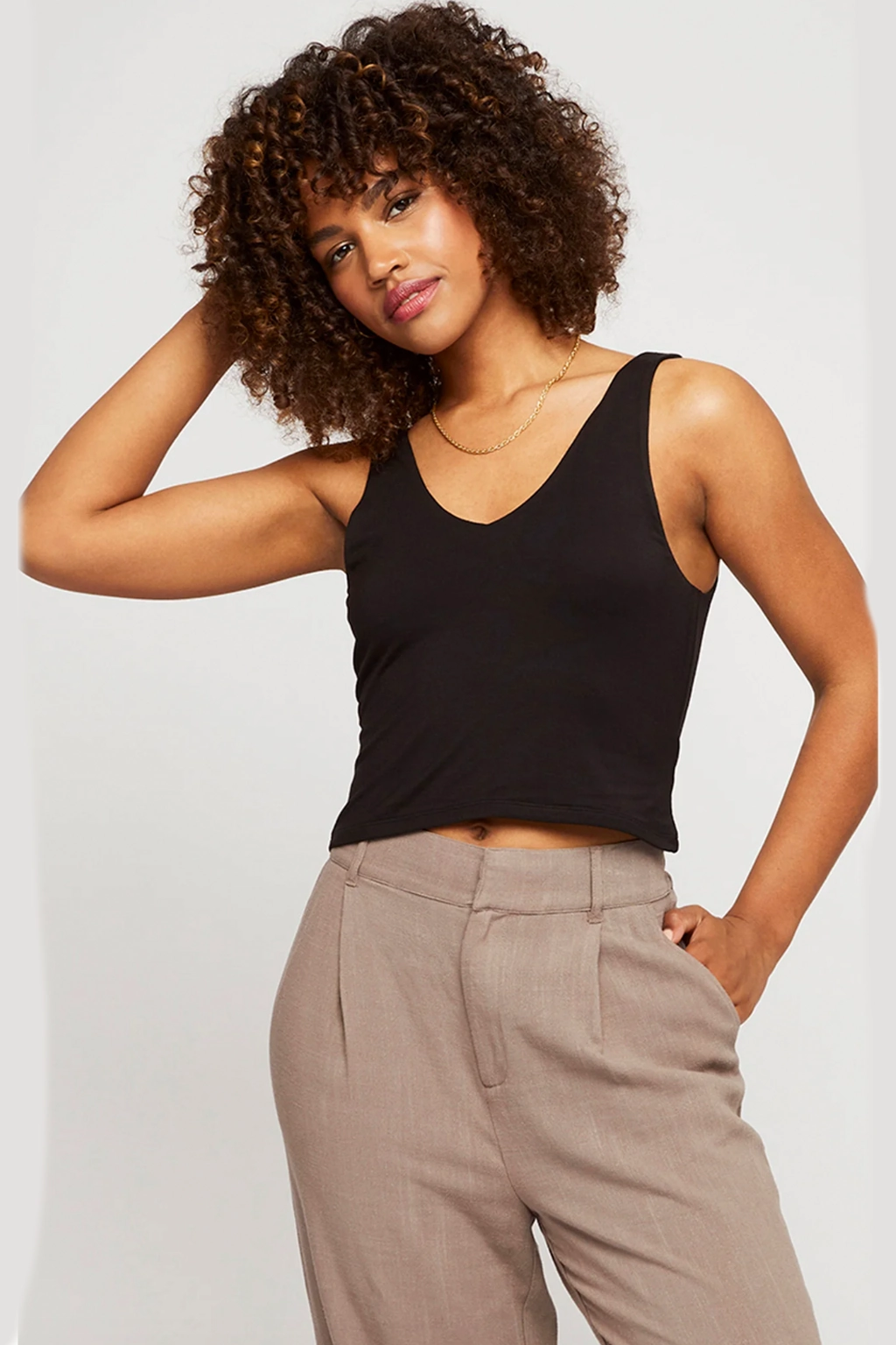 Verge Tank Layered Shoulder