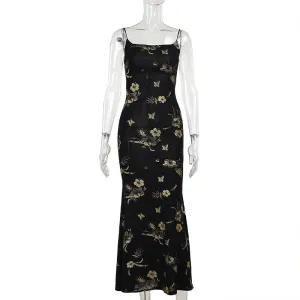 Socialite Style Temperament Sexy Sling Dress Women Beadwork Style Blend