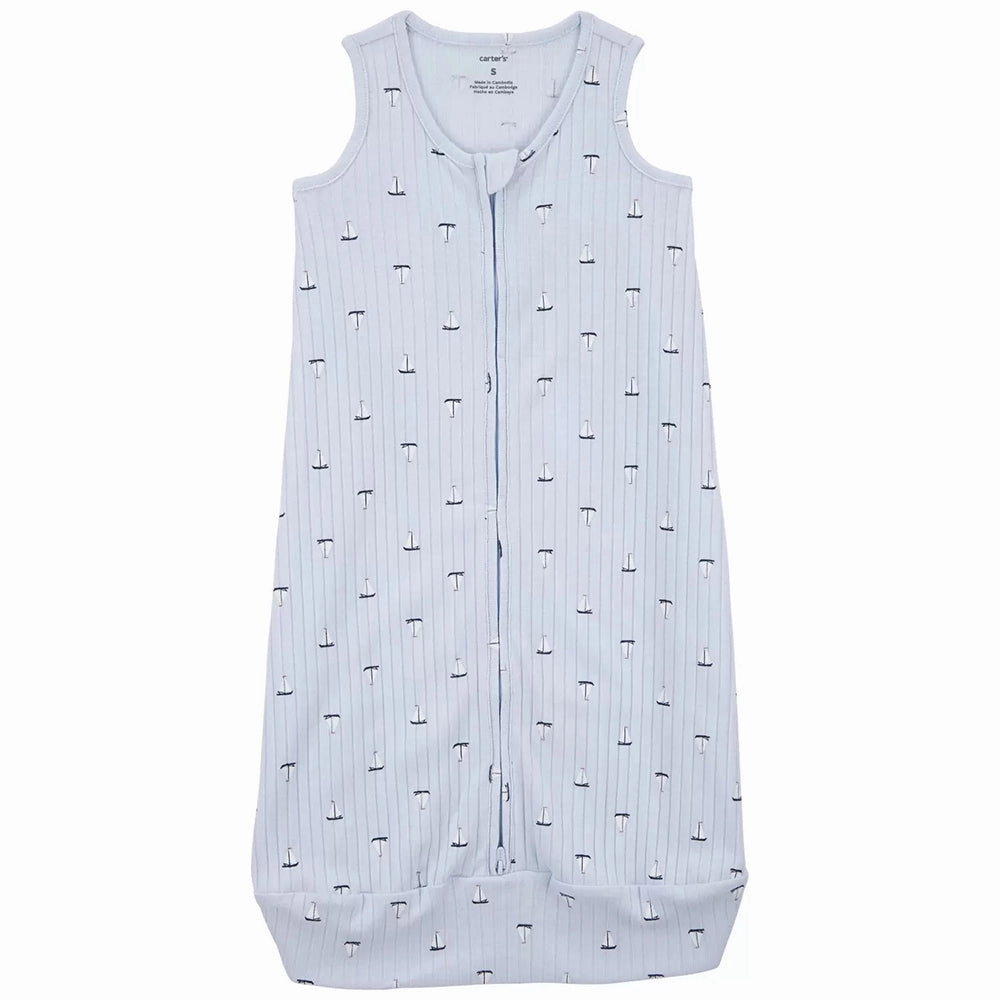 Baby Boys' Sailboat 2-Way Zip Wearable Blanket 9Q933010 Airflow Weave Pattern