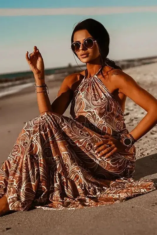 Free Mind Sustainable production Vintage Floral Maxi Dress