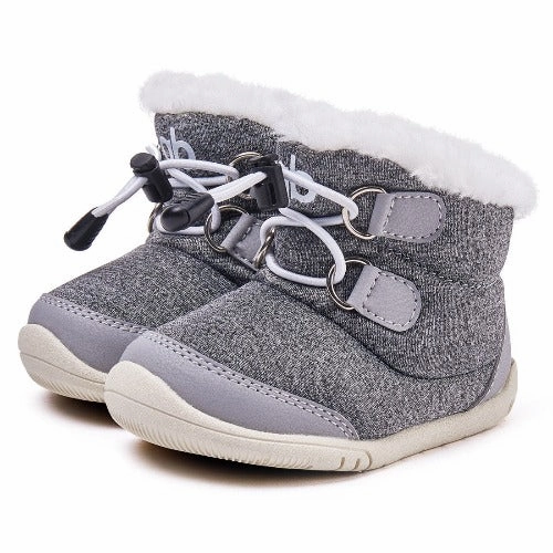 Stretch Buckle High Top Faux Fur Winter Snow Boots BMCiTYBM Comfortable Footbed