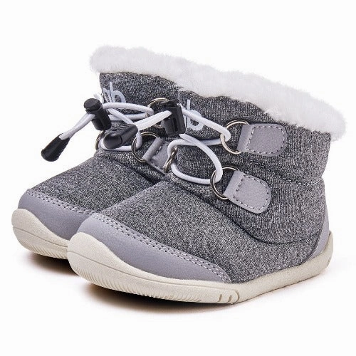 Stretch Buckle High Top Faux Fur Winter Snow Boots BMCiTYBM Square Toe High Traction Adventure Journey