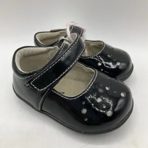 metal Size 3: See Kai Run Manami, BLACK Patent Mary Jane Shoes NEW