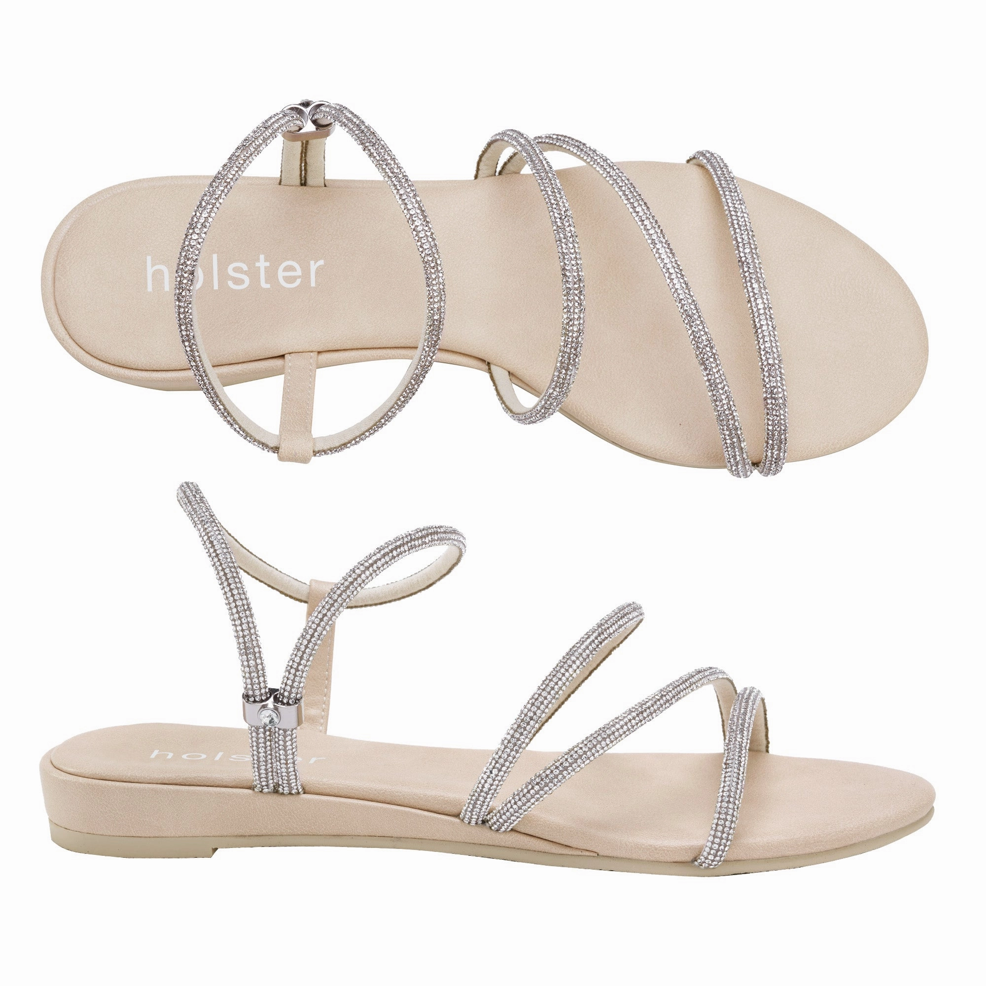 Iconic Finish Long Step Viva Wedge Bundle - Beige/Black