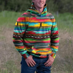 Street Bold Temperament Commuter Loose Version Casual Printed Men'S Sweater