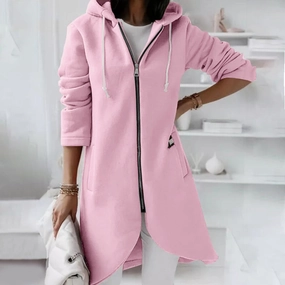 Weekend Casual Hoodie Sweatshirt Zipper Hooded Long Sleeve Sweater With Pocket Outerwear Tops Clothes