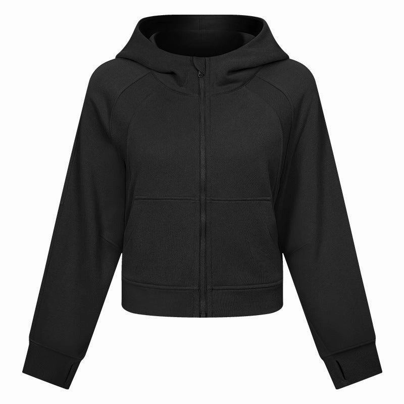 Autumn And Winter Women's Sports Fitness Running Sweatshirt Jacket Numbat -