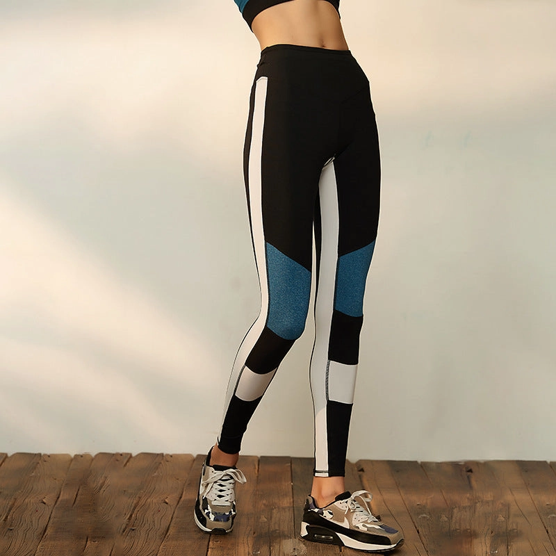 Women's Hip Lift Sports Pants Stitching Design Yoga Training Pants Trousers Sport Friendly Sporty Appeal