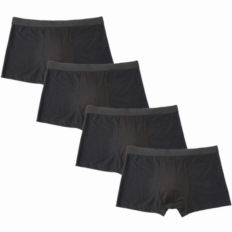 West Louis? Breathable Bamboo Fiber Boxers Underwear FrictionResistant Stylish Night