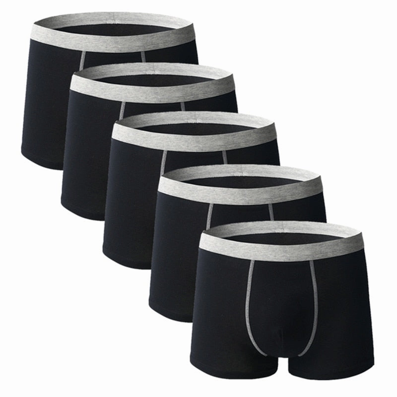 Seam Free Natural Touch West Louis? Comfy Breathable Cotton Men Underwear 5Pcs