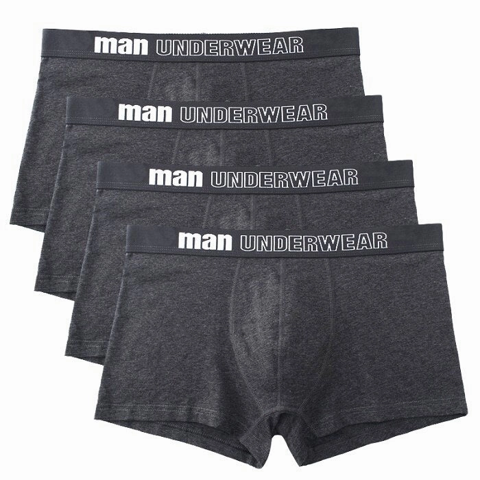 West Louis? Men Cotton Soft Boxers Underwear 4Pcs Core Comfort
