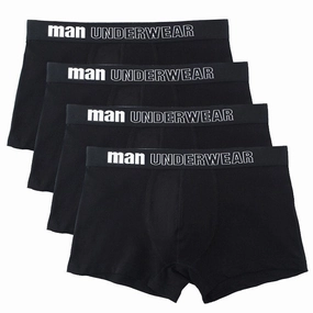 West Louis? Men Cotton Soft Boxers Underwear 4Pcs NaturalFiberBlend Invisible Look