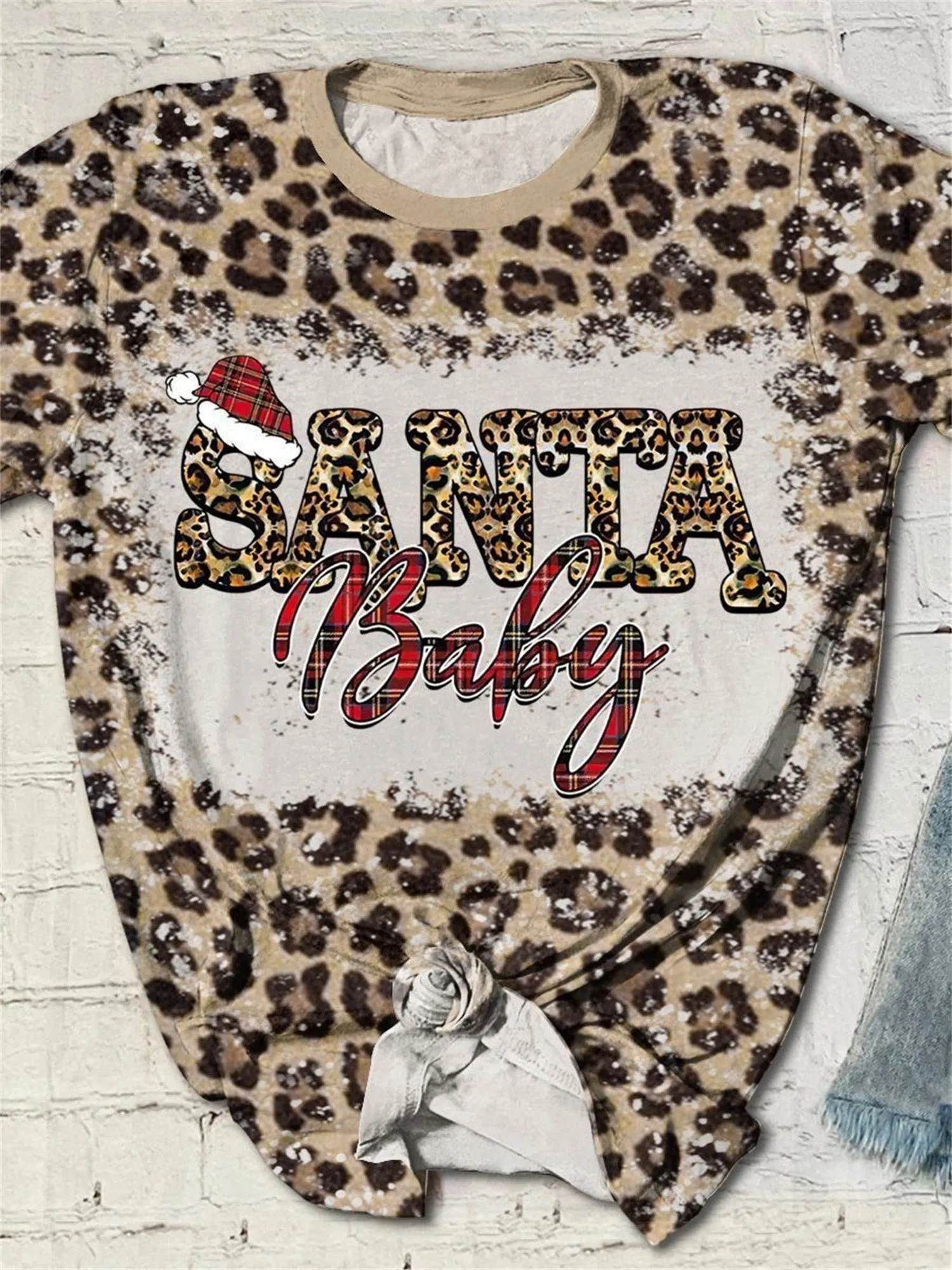 Western Style Leopard Skull T-Shirts Airflow Ventilation Minimalist Silhouette Cut